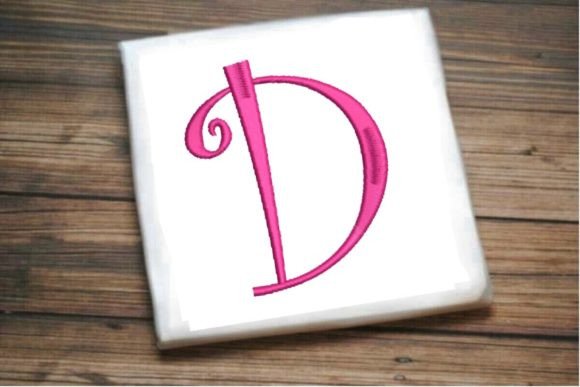 Beautiful Capital D Letter Monogram: A Designer’s Review for Sweatshirt Embroidery