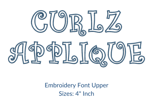 Curlz Applique Fonts: A Designer’s Stitch Test