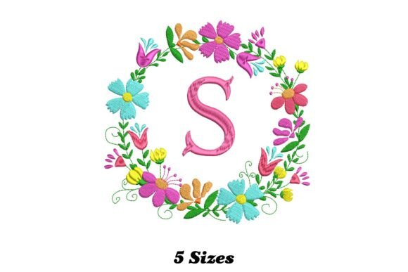 Flower Alphabet Letter S: An Embroidery Seller’s Review