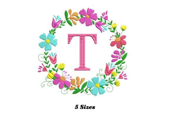 Flower Alphabet Letter T: A Seasonal Embroidery Review