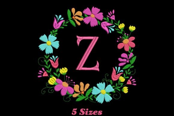 Flower Alphabet Letter Z: Whimsical Embroidery Review