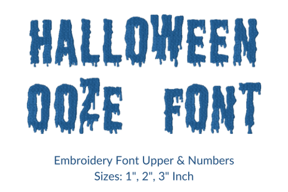 Halloween Ooze Fonts: A Designer’s Stitch Test