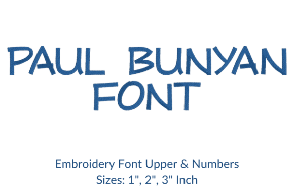 Paul Bunyan Fonts: Seasonal Embroidery Review