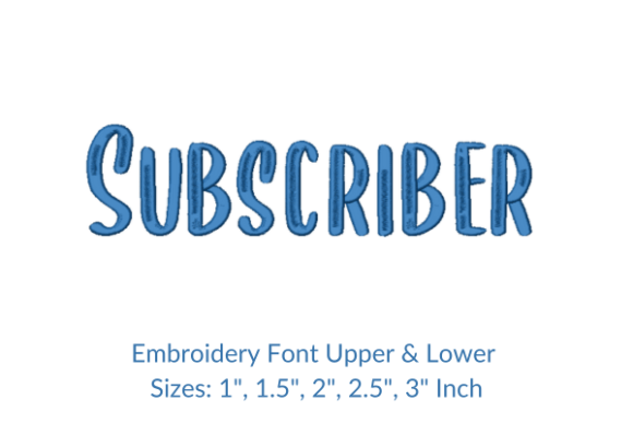 Subscriber Font Review for Personalized Gifts