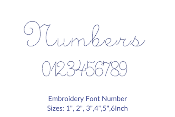 Typo Font Numbers: A Holiday Embroidery Review